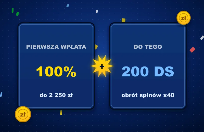 Dwie karty: 100% do 2 250 zł i 200 darmowych spinów – bonus powitalny BigClash Casino